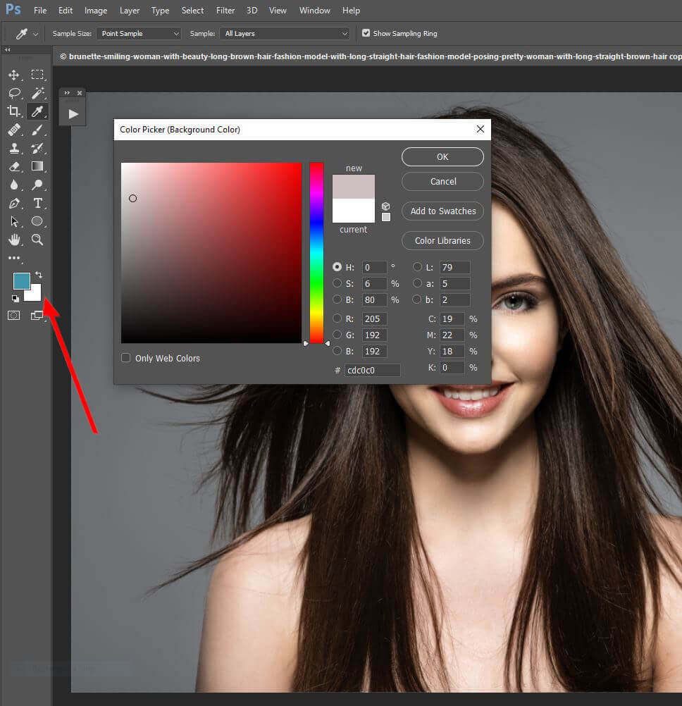 How to remove background from hair in photoshop 2022